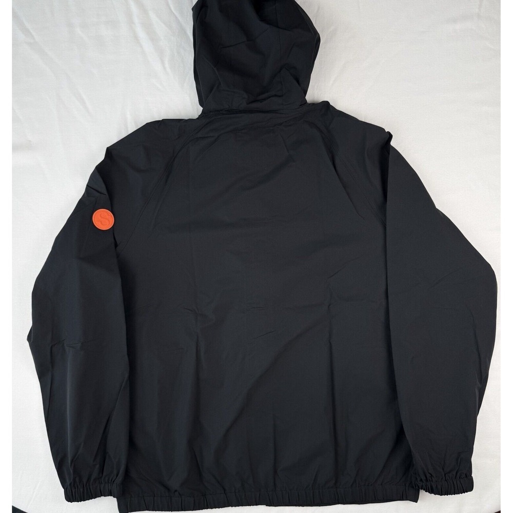 SWIMS‎ Men's Large Tarifa Windbreaker Lightweight Jacket Raincoat Black NWT $275 - Picture 5 of 7